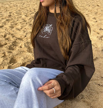 Load image into Gallery viewer, Hibiscus Oahu Sweatshirt - Cacao at