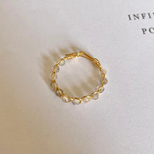 Load image into Gallery viewer, Labradorite Braided Wire Ring