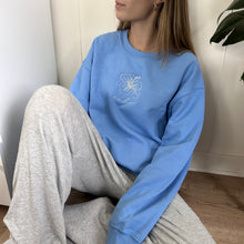 Load image into Gallery viewer, Hibiscus Oahu Sweatshirt - Carolina Blue