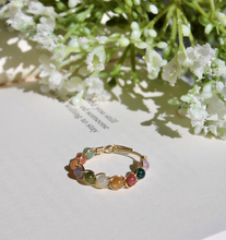 Load image into Gallery viewer, Indian Agate Braided Wire Ring