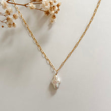 Load image into Gallery viewer, Cici Pearl Cross Necklace

