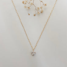 Load image into Gallery viewer, Amelia Pearl Heart Necklace
