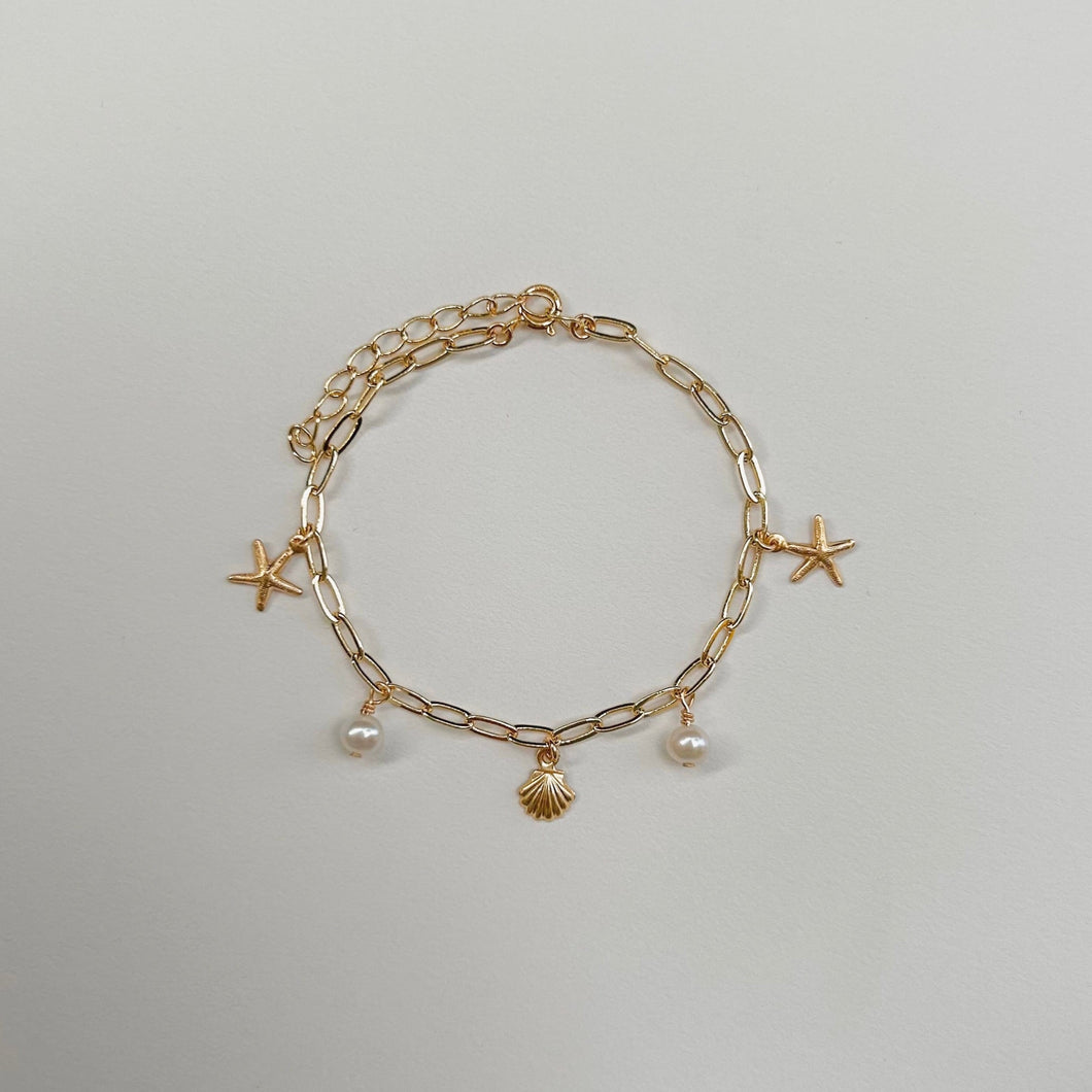 Coastal Beach Charm Bracelet