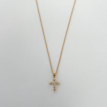 Load image into Gallery viewer, Maria CZ Cross Necklace
