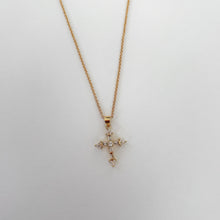 Load image into Gallery viewer, Maria CZ Cross Necklace

