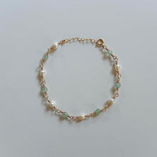 Load image into Gallery viewer, Flora Aventurine Pearl Bracelet
