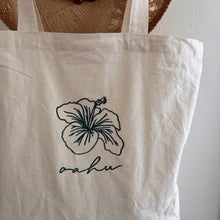Load image into Gallery viewer, Hibiscus Oahu Tote Bag
