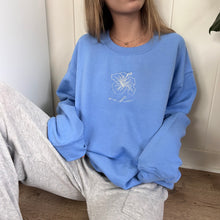 Load image into Gallery viewer, Hibiscus Oahu Sweatshirt - Carolina Blue
