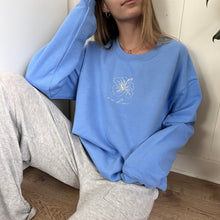 Load image into Gallery viewer, Hibiscus Oahu Sweatshirt - Carolina Blue
