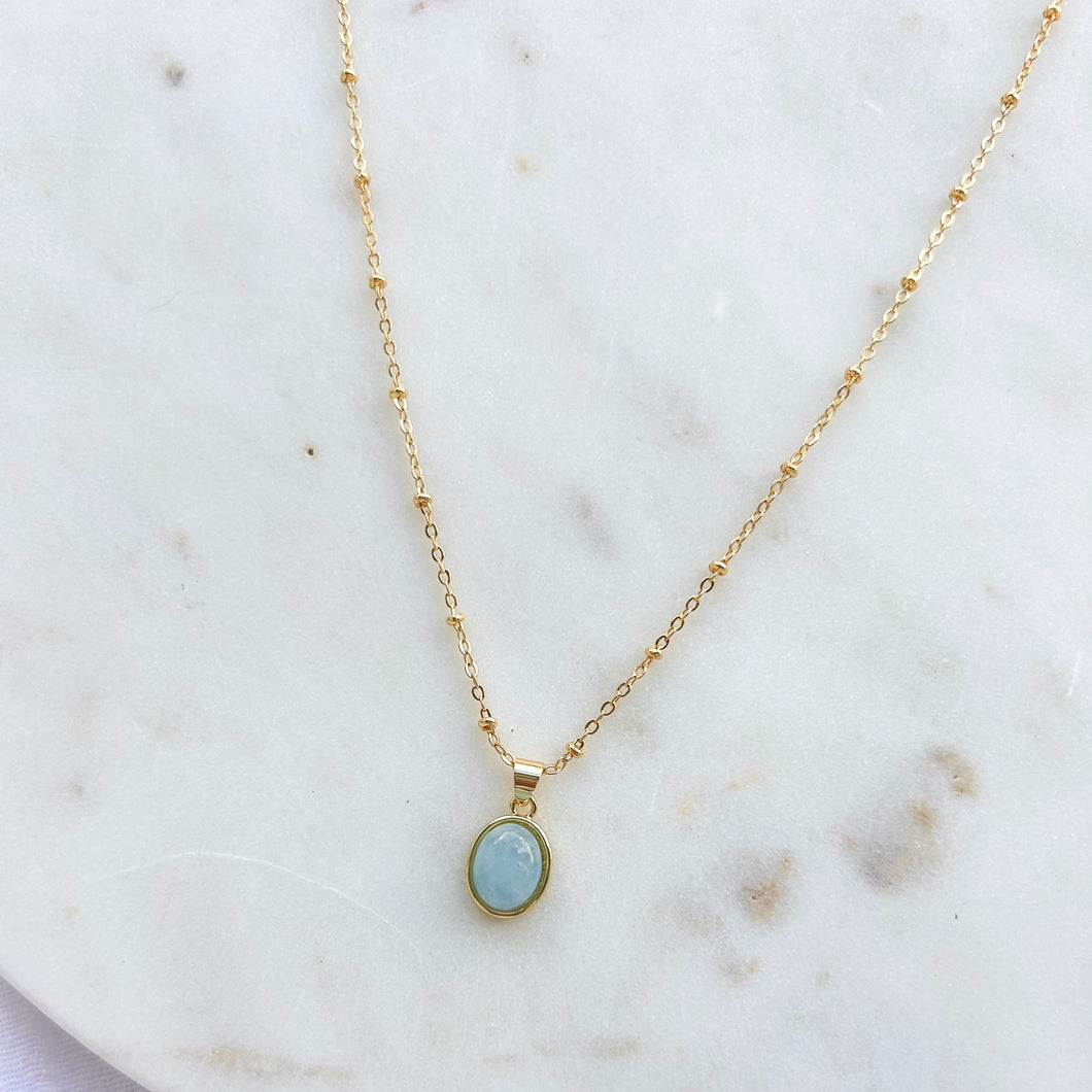 Eve Blue Jade Necklace