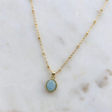 Load image into Gallery viewer, Eve Blue Jade Necklace
